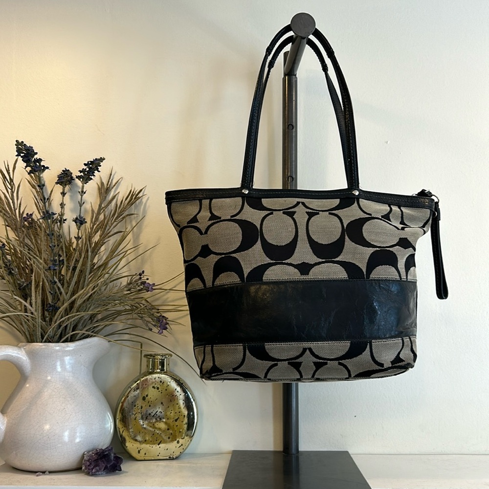 Coach Monogram y2k shoulder bag